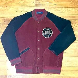 Vintage Polo Ralph Lauren PRL Athletics Baseball Warm Up Jacket. Size L. Rare